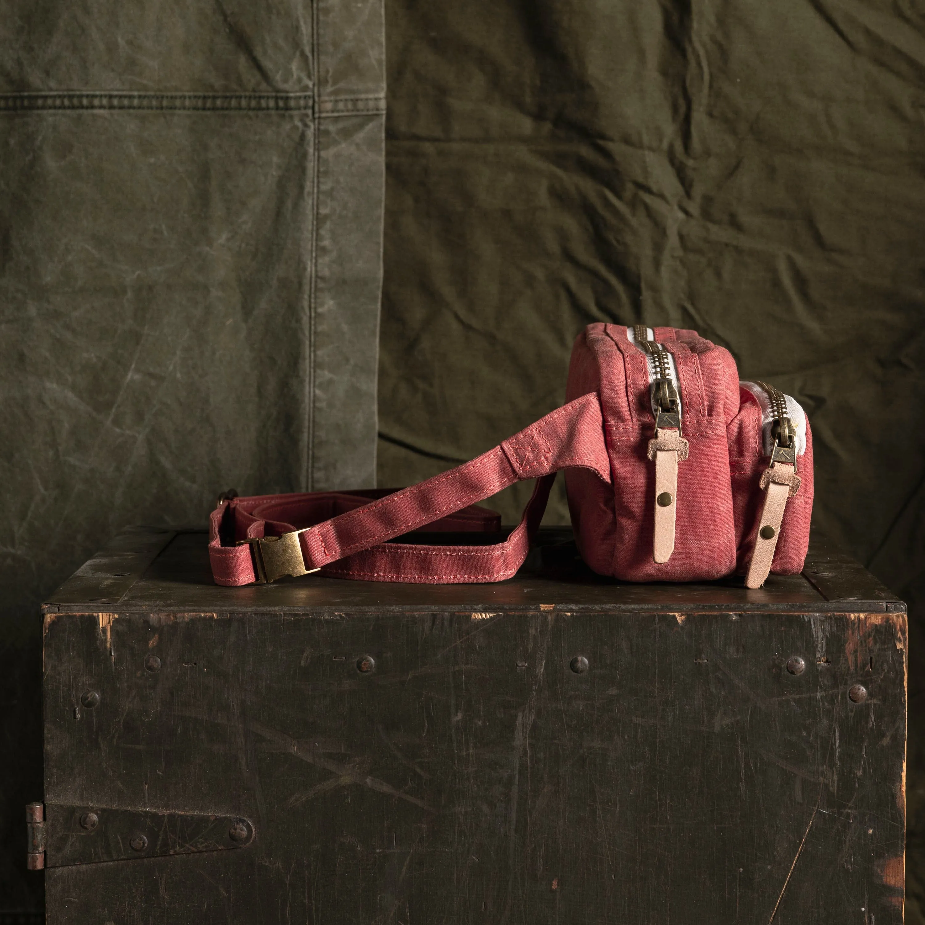 Pointer Crossbody Bag - Dusty Red sold by Bradley Mountain product image thumbnail 5