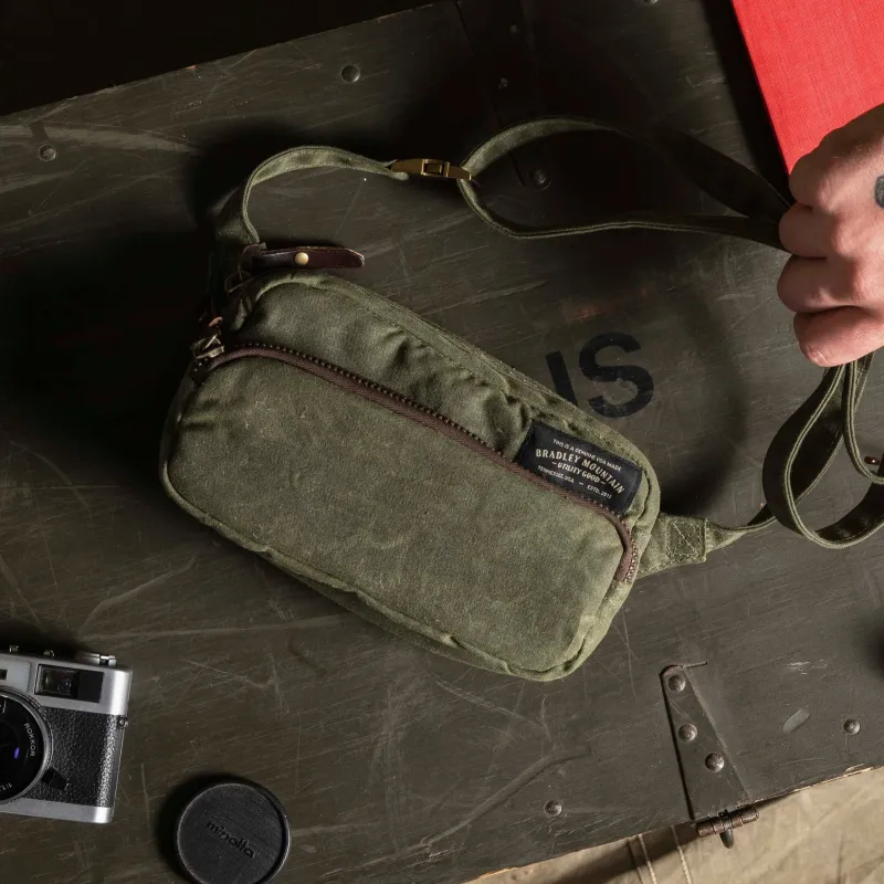 Pointer Crossbody Bag - Forest sold by Bradley Mountain