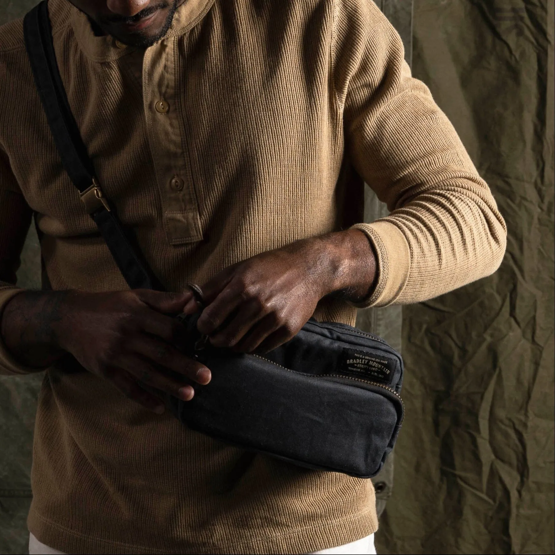 Pointer Crossbody Bag - Black sold by Bradley Mountain