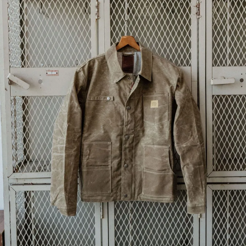 Cabin Jacket w/ Zipper - Field Tan sold by Bradley Mountain