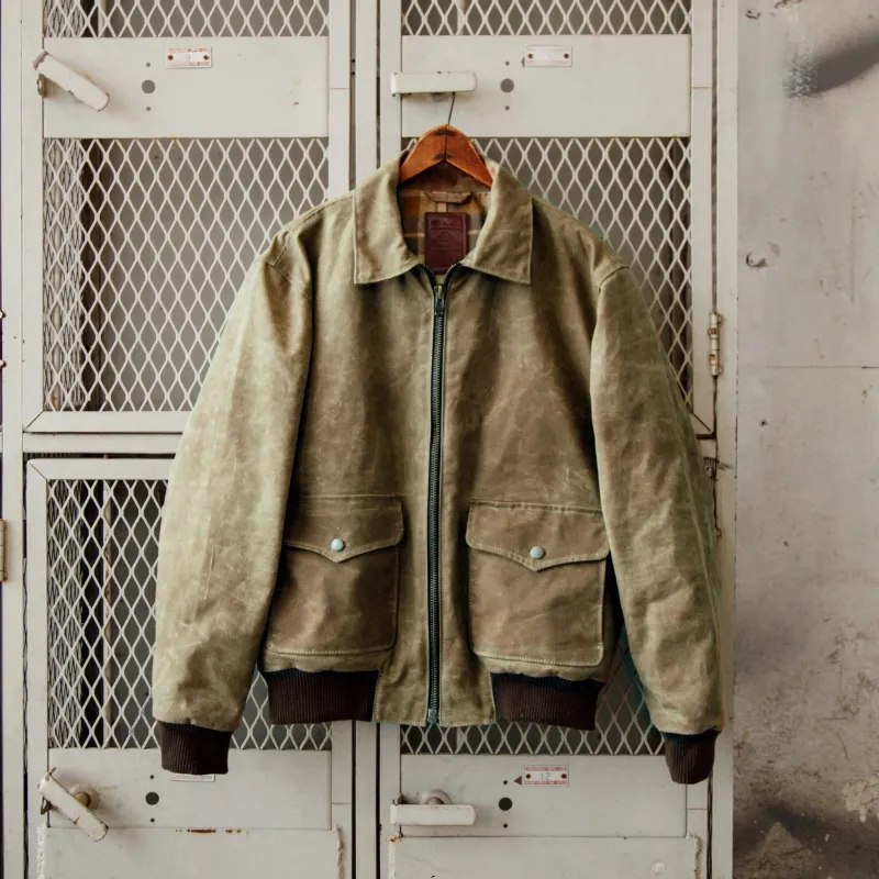 G-1 Waxed Bomber - Field Tan sold by Bradley Mountain