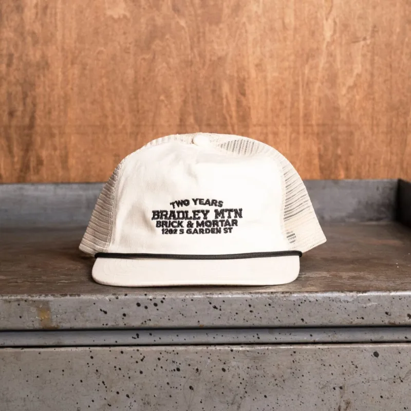 2 Year Rope Hat - White sold by Bradley Mountain