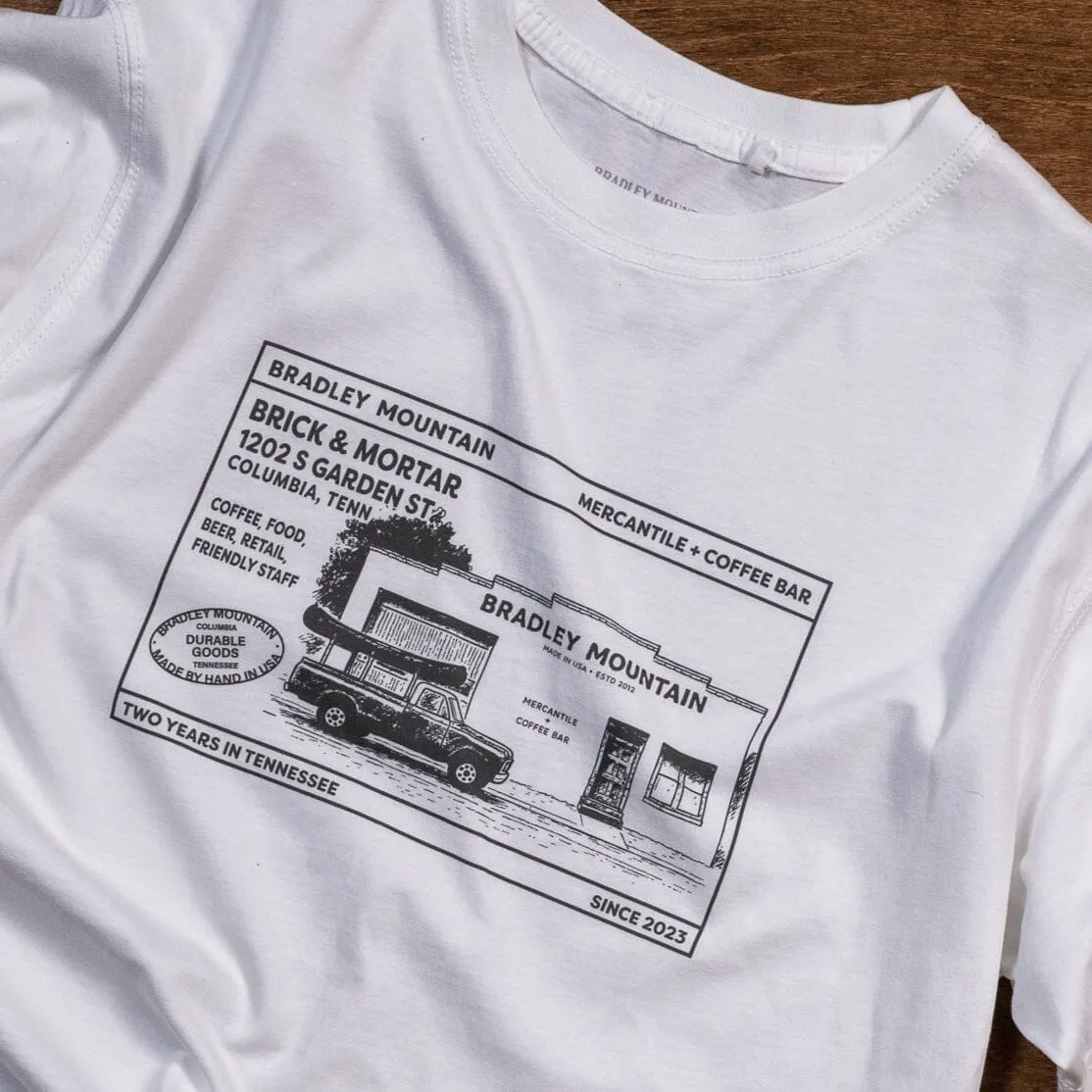Brick and Mortar Tee - White sold by Bradley Mountain product image thumbnail 2