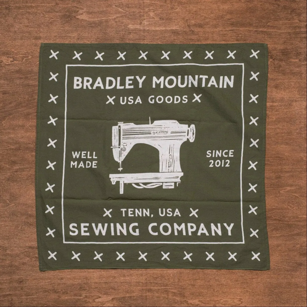 Sewing Company Bandana - Olive sold by Bradley Mountain