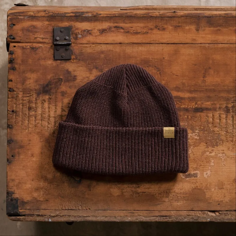 Wool Watch Cap - Maroon sold by Bradley Mountain