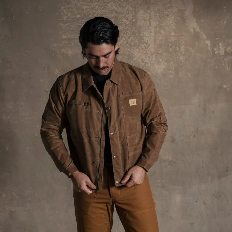 Cabin Jacket w/ Zipper - Brush Brown sold by Bradley Mountain