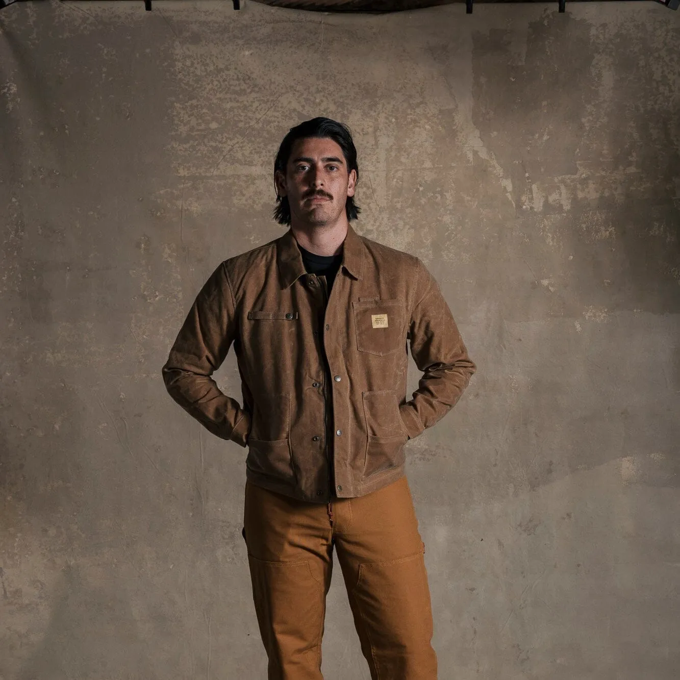 Cabin Jacket w/ Zipper - Brush Brown sold by Bradley Mountain product image thumbnail 4