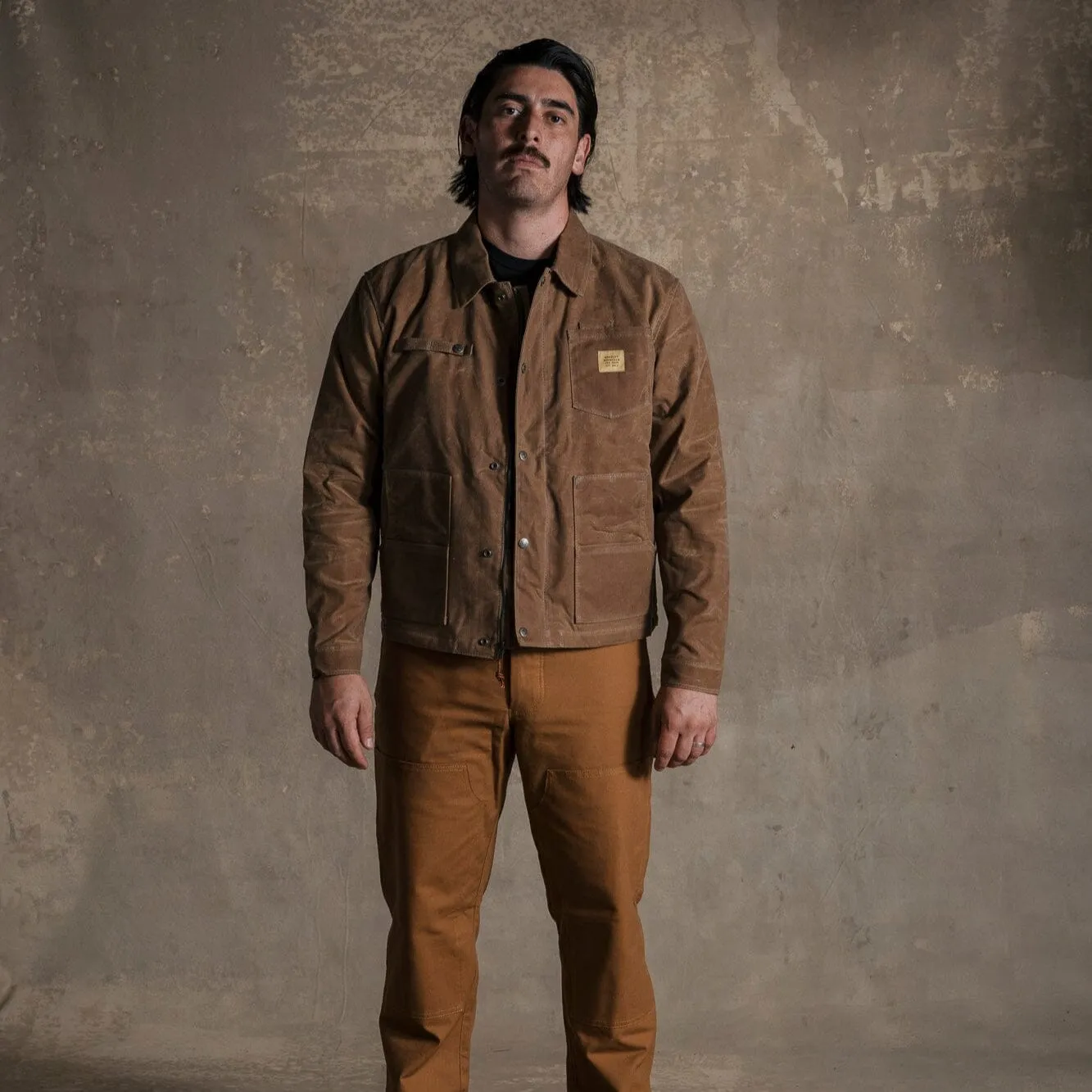 Cabin Jacket w/ Zipper - Brush Brown sold by Bradley Mountain product image thumbnail 3