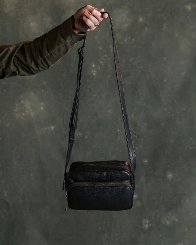 Rangefinder Bag - All Leather Black sold by Bradley Mountain
