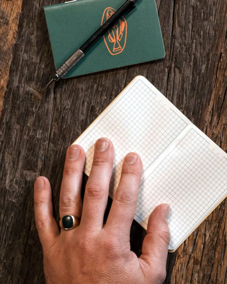 Pocket Journals - Orange - 2-Pack sold by Bradley Mountain product image thumbnail 4