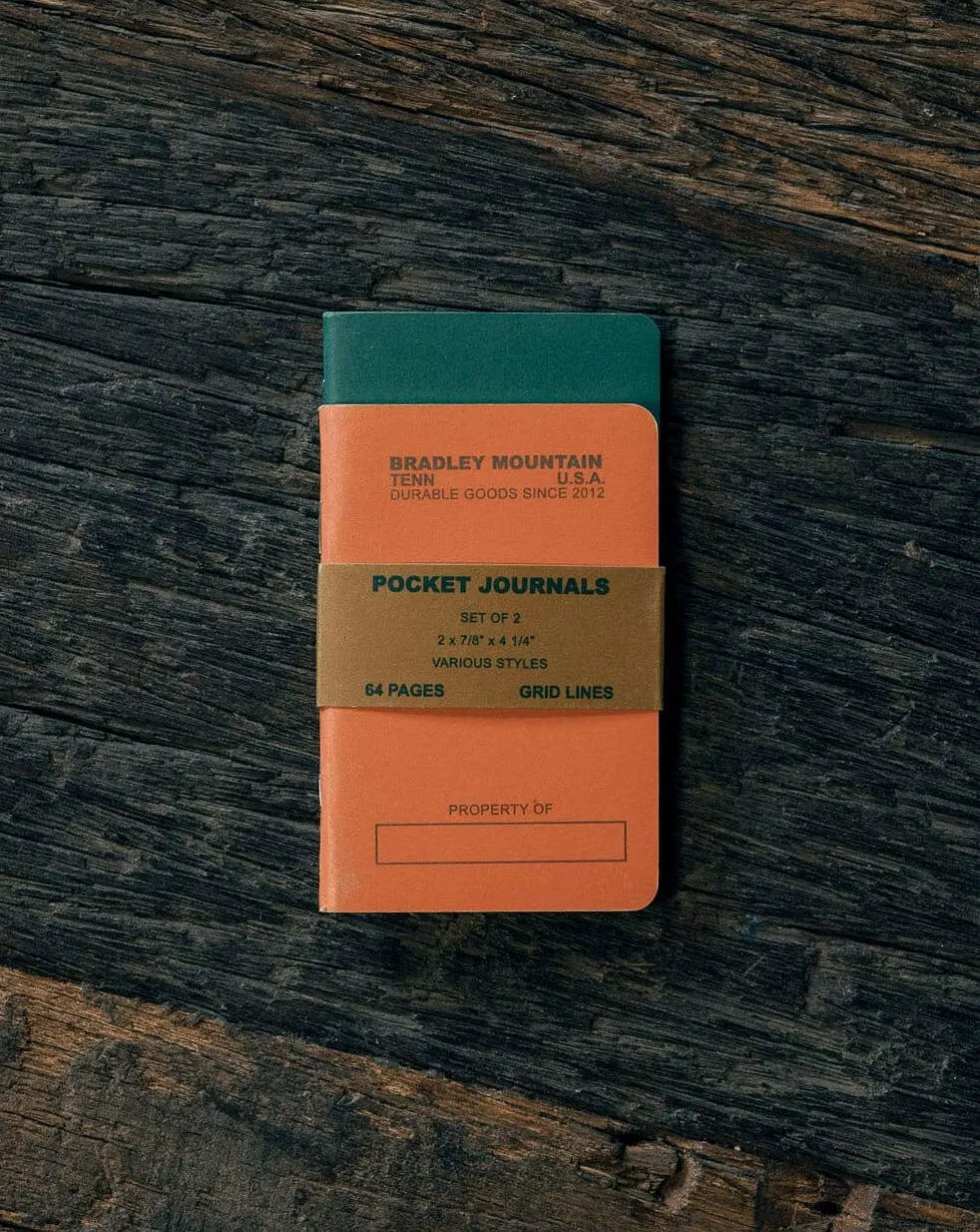 Pocket Journals - Orange - 2-Pack sold by Bradley Mountain product image thumbnail 5