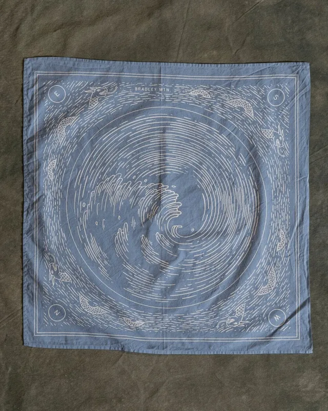 Sea Bandana - Denim/White sold by Bradley Mountain