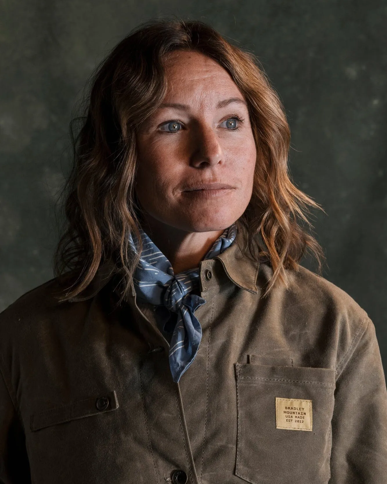 Sea Bandana - Denim/White sold by Bradley Mountain product image thumbnail 3