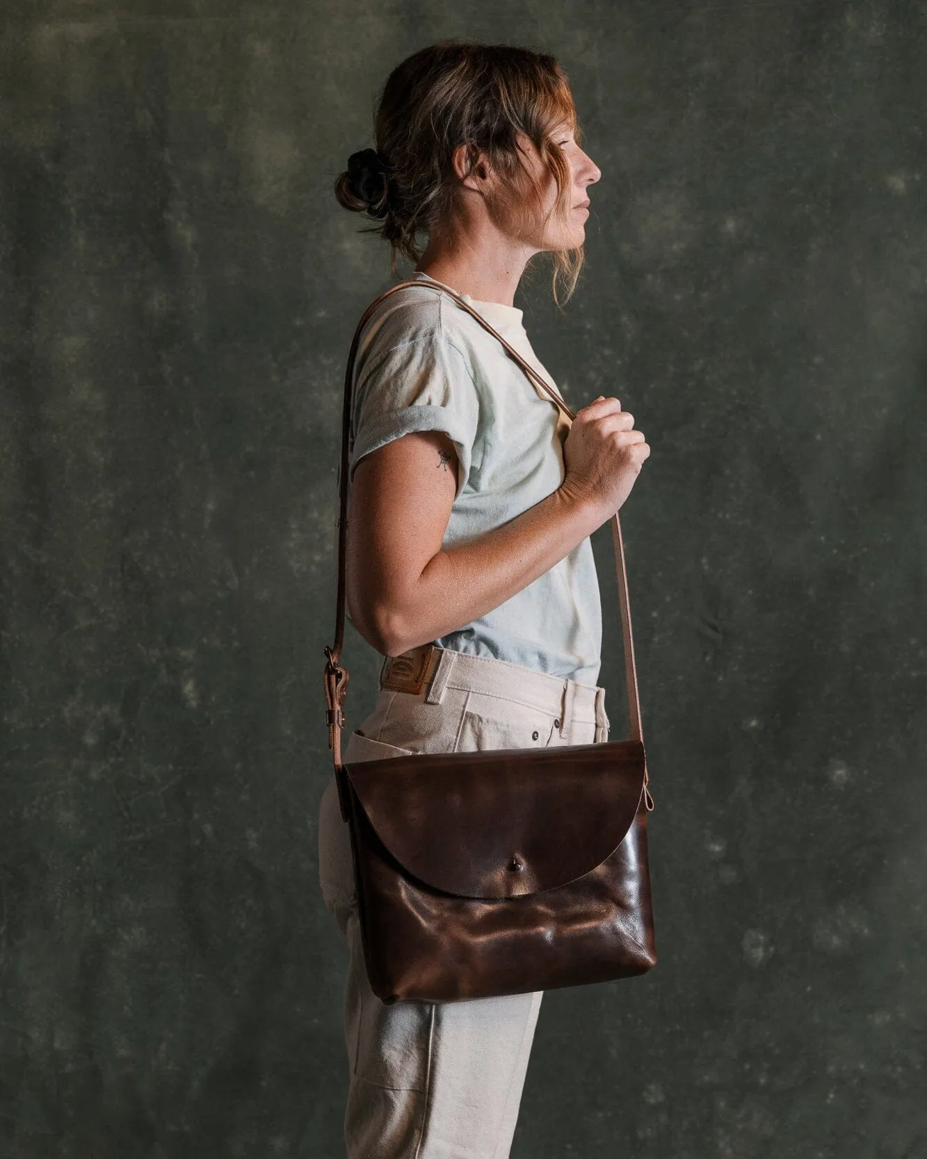 Rue Crossbody - Walnut sold by Bradley Mountain