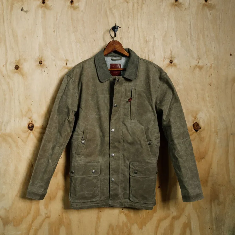 Field Jacket - Waxed Tan (Past Season Wool) sold by Bradley Mountain
