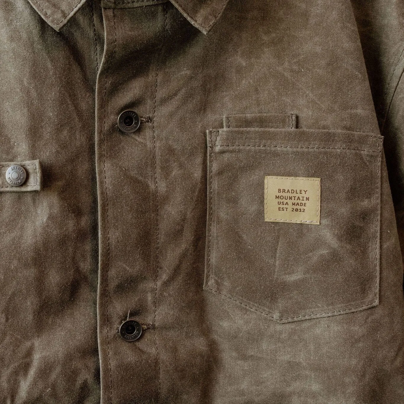Cabin Jacket - Field Tan (Past Season Wool) sold by Bradley Mountain product image thumbnail 5