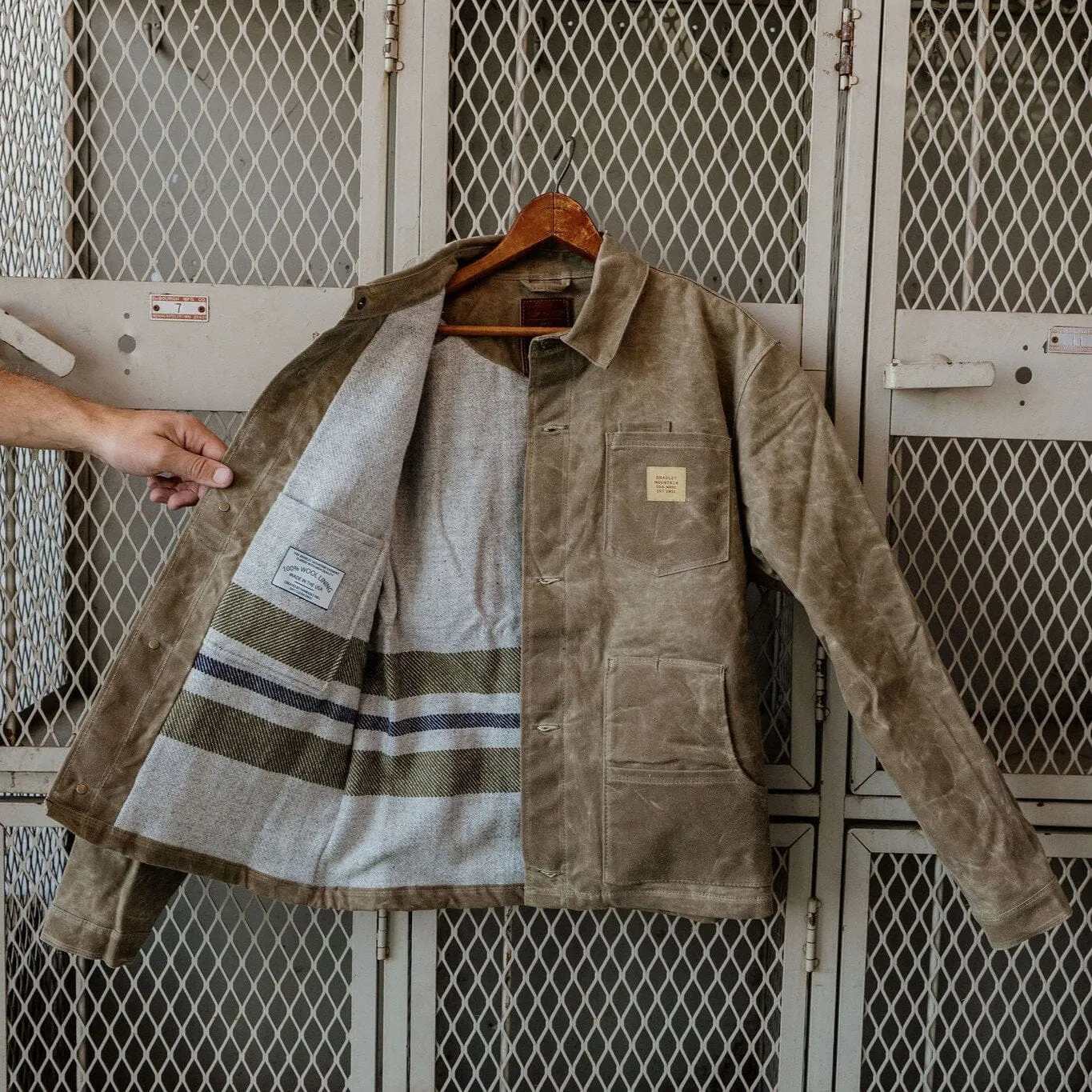 Cabin Jacket - Field Tan (Past Season Wool) sold by Bradley Mountain product image thumbnail 2