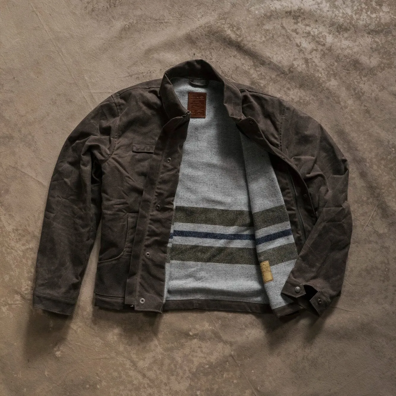 Cabin Jacket w/ Zipper - Oak (Past Season Wool) sold by Bradley Mountain product image thumbnail 4