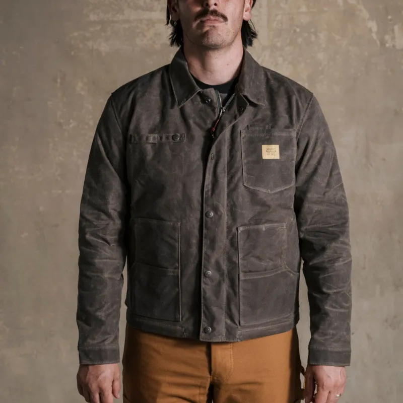 Cabin Jacket w/ Zipper - Oak (Past Season Wool) made by Bradley Mountain