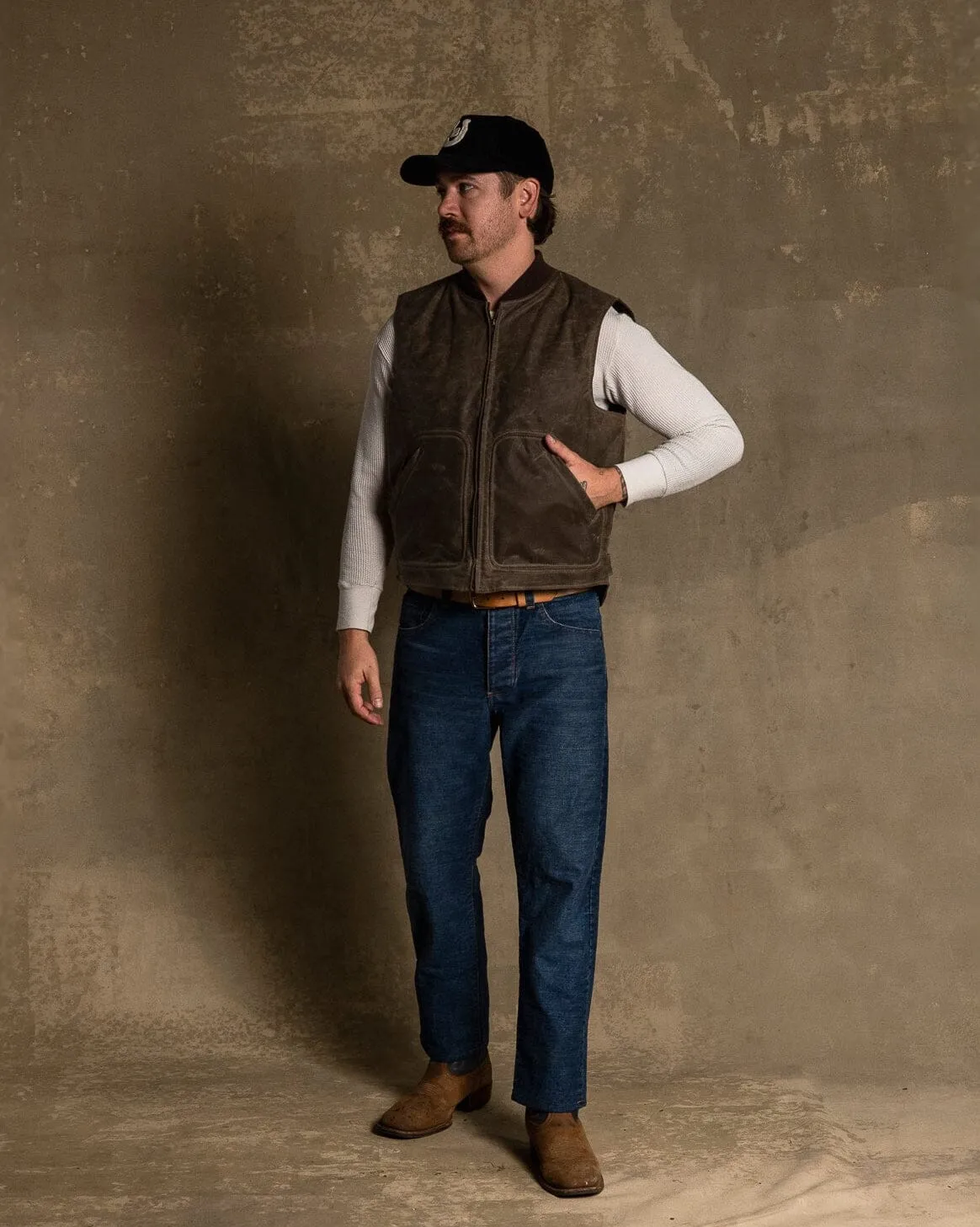 Piston Vest - Waxed Oak sold by Bradley Mountain product image thumbnail 3