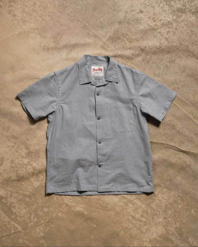Wally Camp Shirt - Powder Blue made by Bradley Mountain