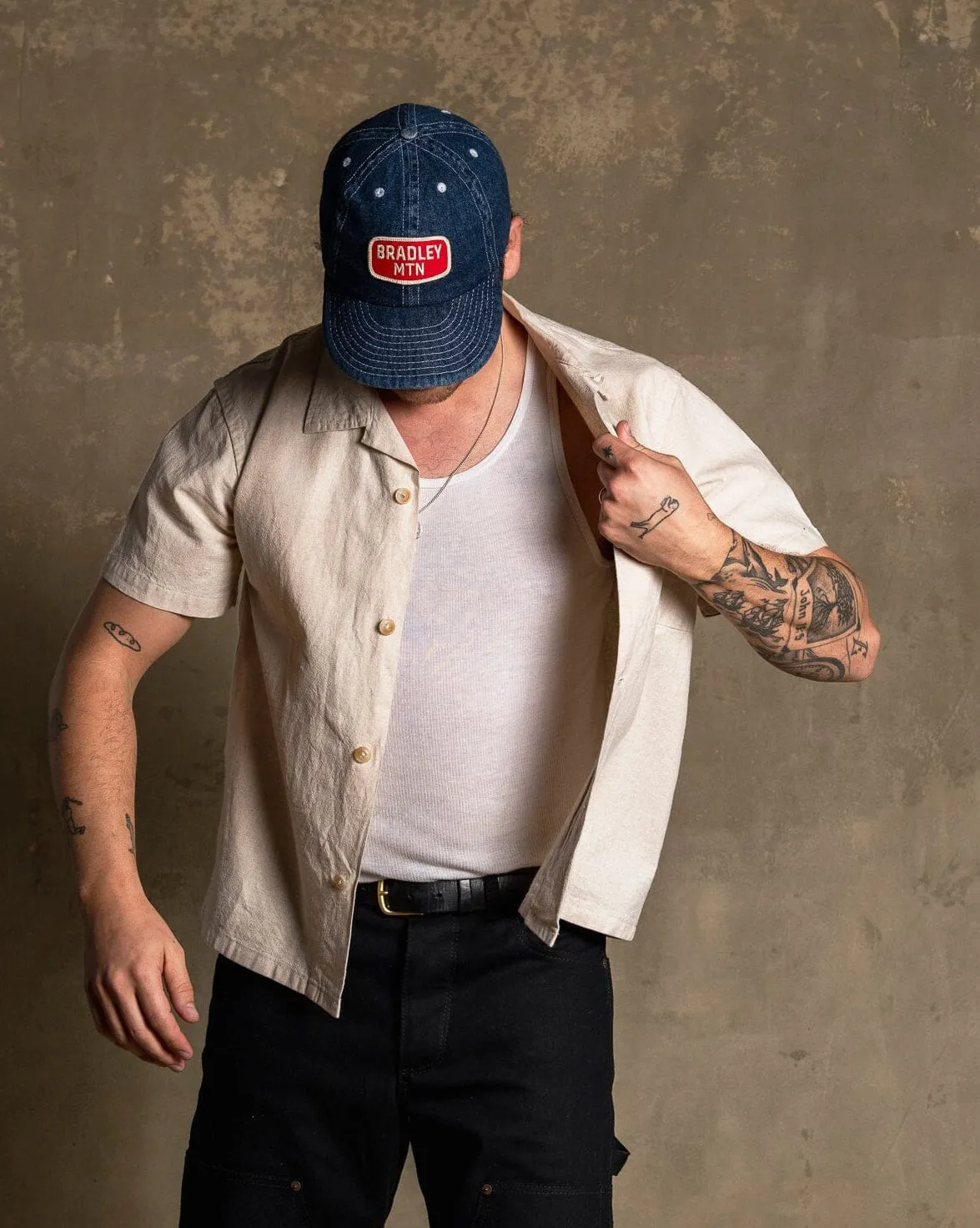 Wally Camp Shirt - Flax sold by Bradley Mountain product image thumbnail 3