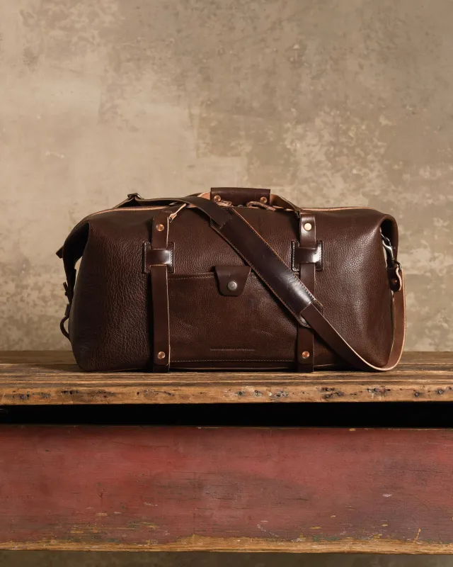 Leather Ranger Duffle made by Bradley Mountain