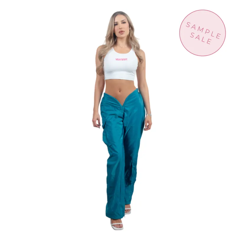 [SAMPLE SALE] V Cut Cargo Slush Indigo sold by Varenne