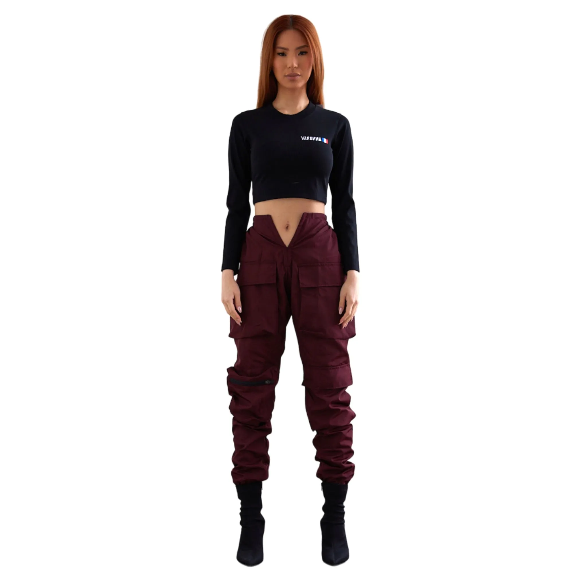 Cropped Long Sleeve Black sold by Varenne