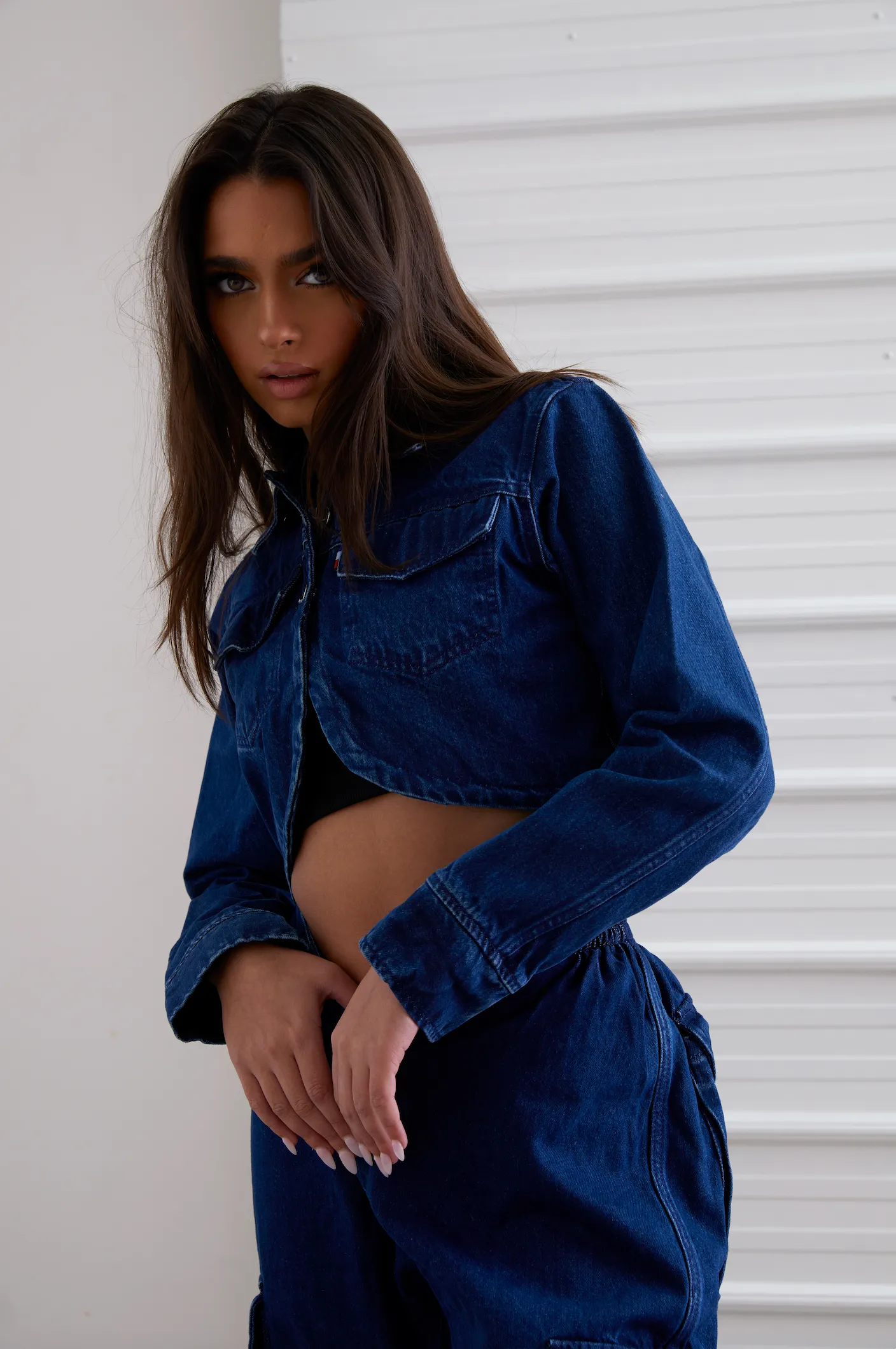 Cropped Denim Jacket Blue sold by Varenne product image thumbnail 5