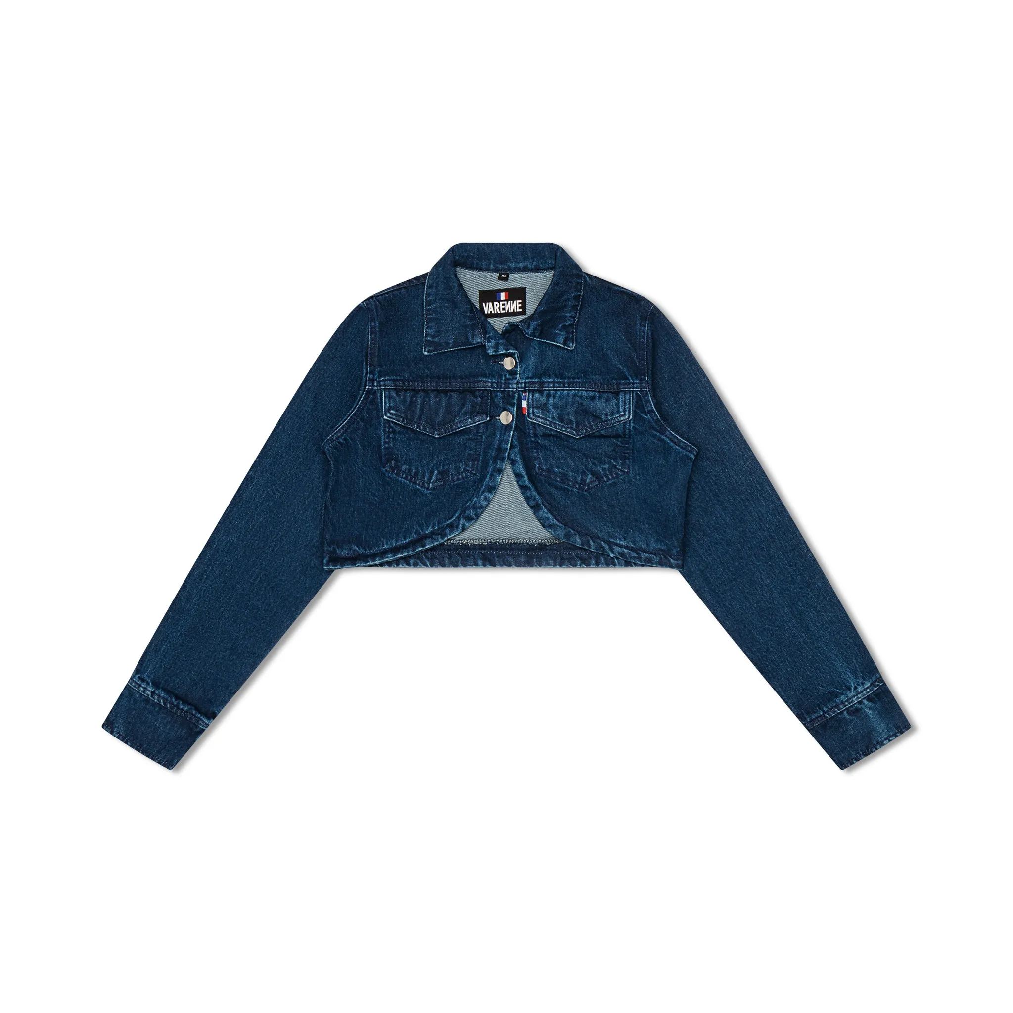 Cropped Denim Jacket Blue sold by Varenne product image thumbnail 4