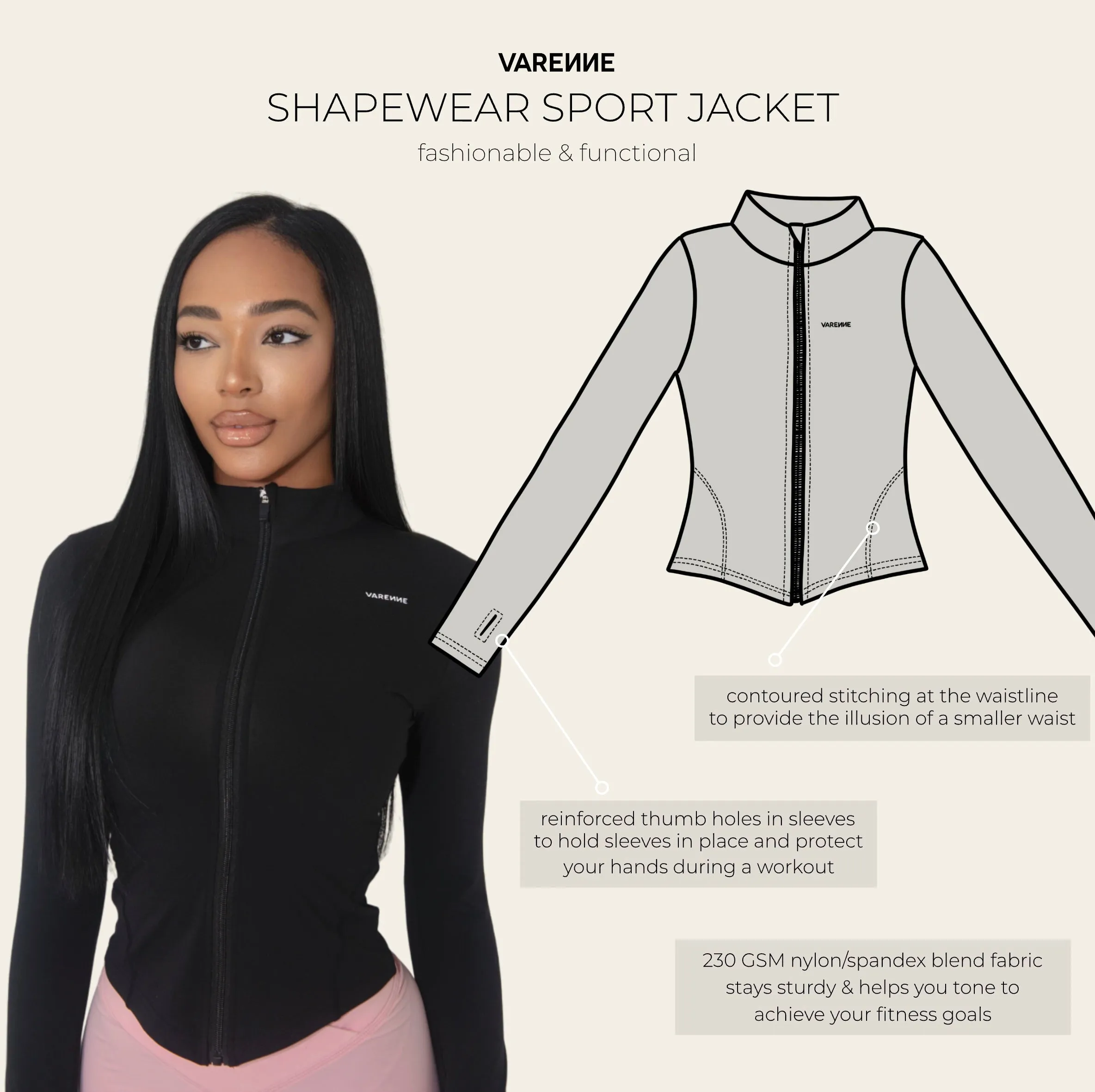 Sport Jacket sold by Varenne product image thumbnail 4