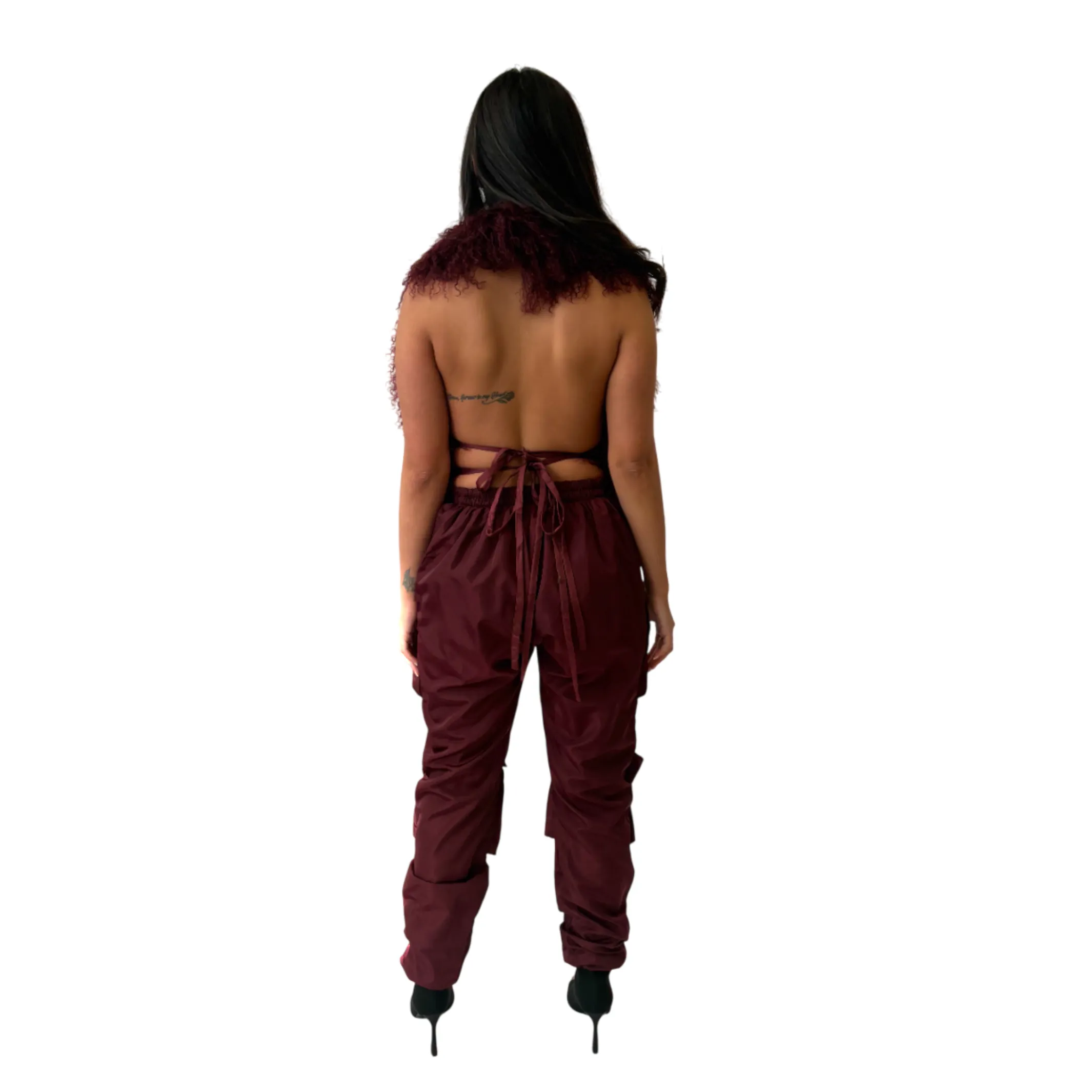 Mongolian Fur Halter Top Puce sold by Varenne product image thumbnail 3