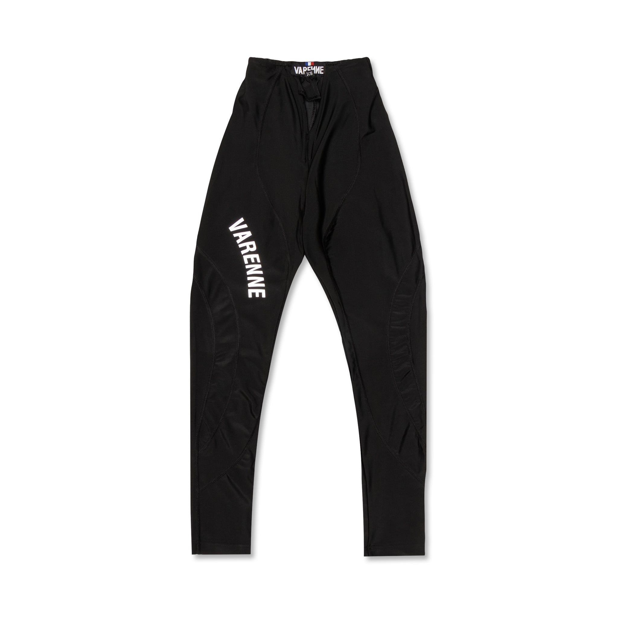 V Cut Black Leggings sold by Varenne