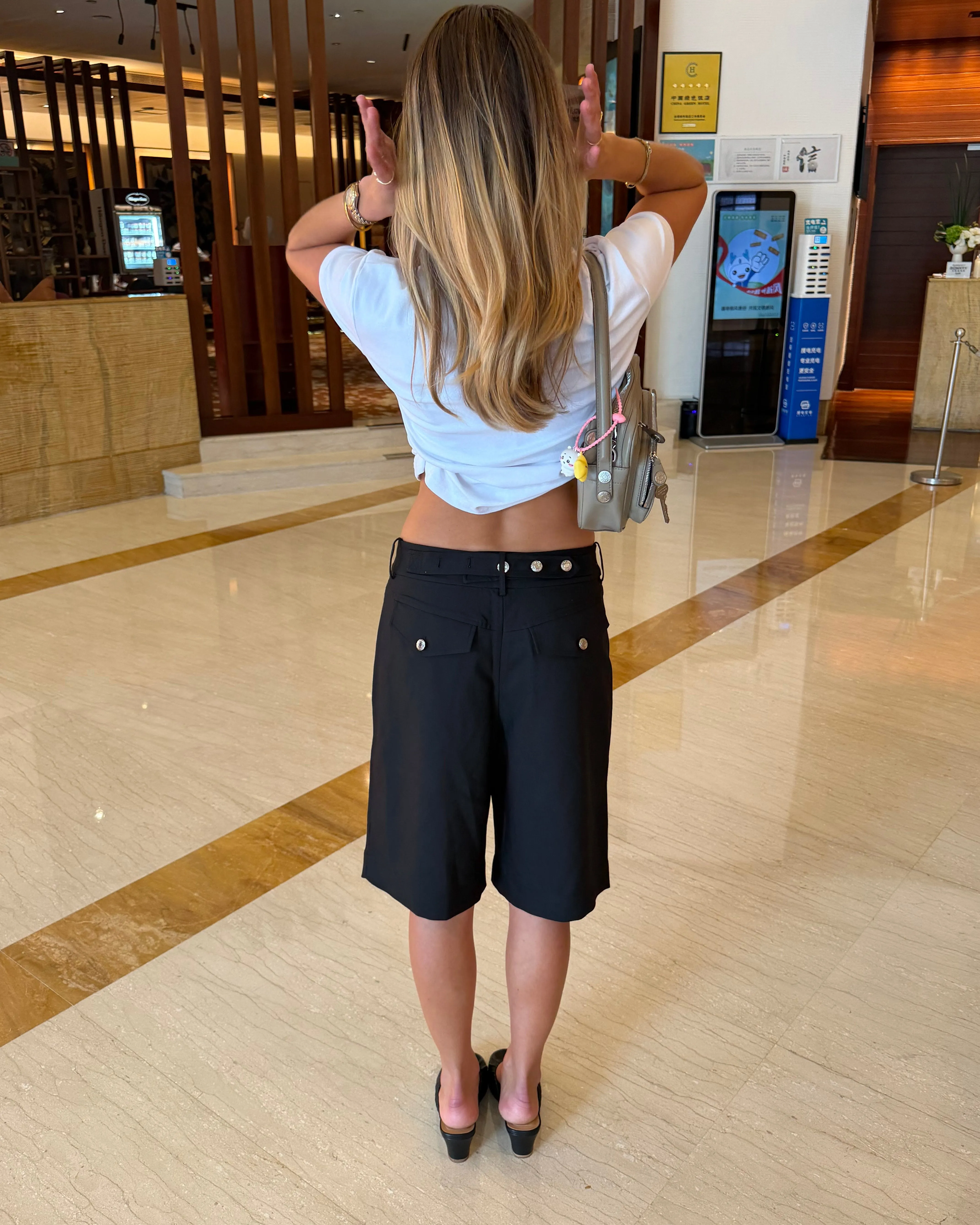 Signature Tailored Shorts sold by Scarlet & Sam product image thumbnail 5