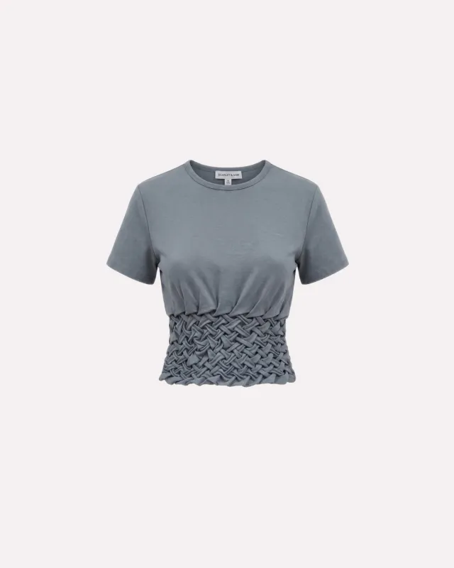 Braided Tilly Tee made by Scarlet & Sam