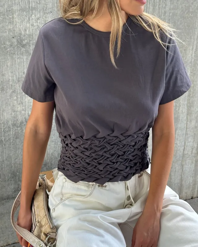 Braided Tilly Tee made by Scarlet & Sam