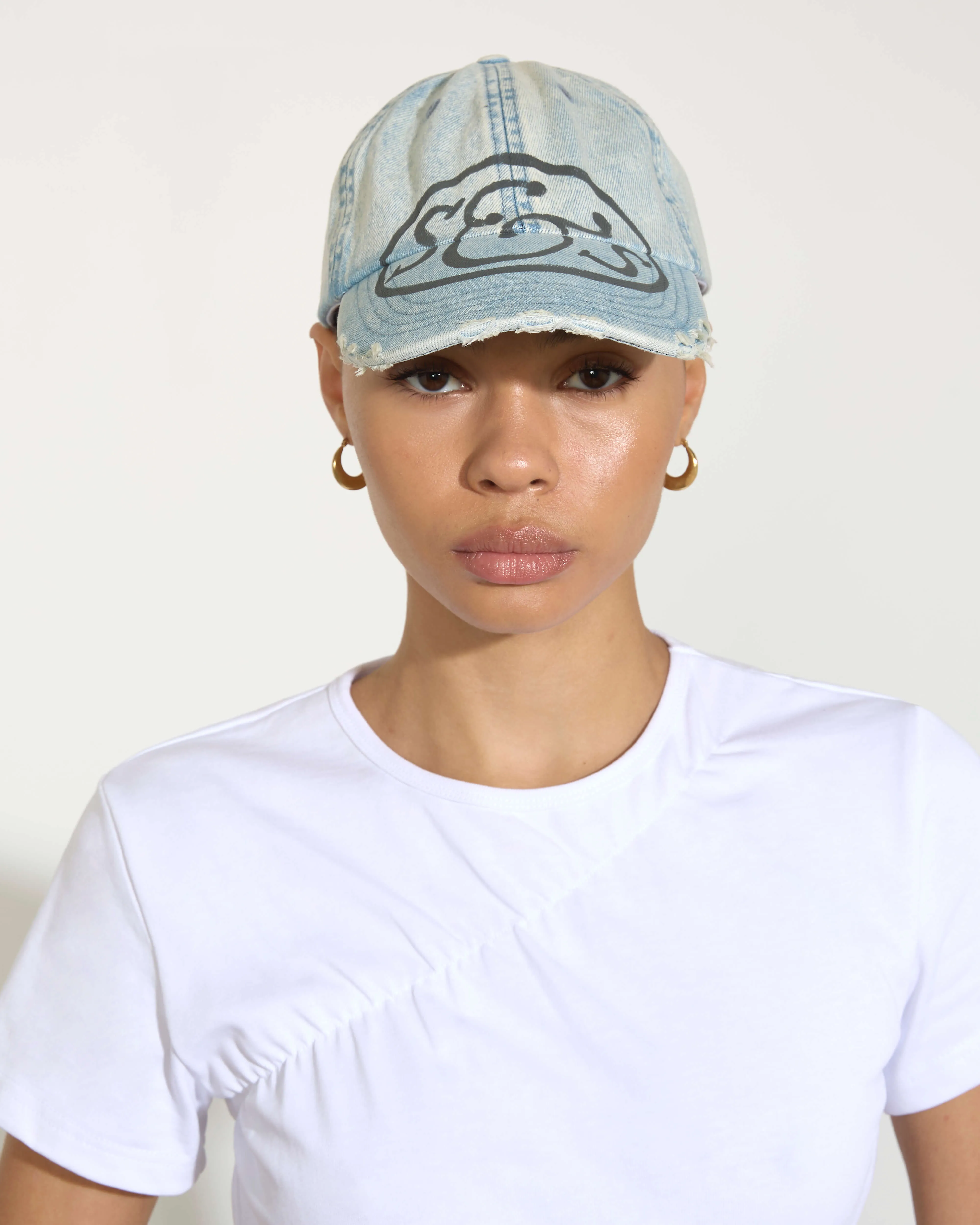 Logo Cap sold by Scarlet & Sam product image thumbnail 3