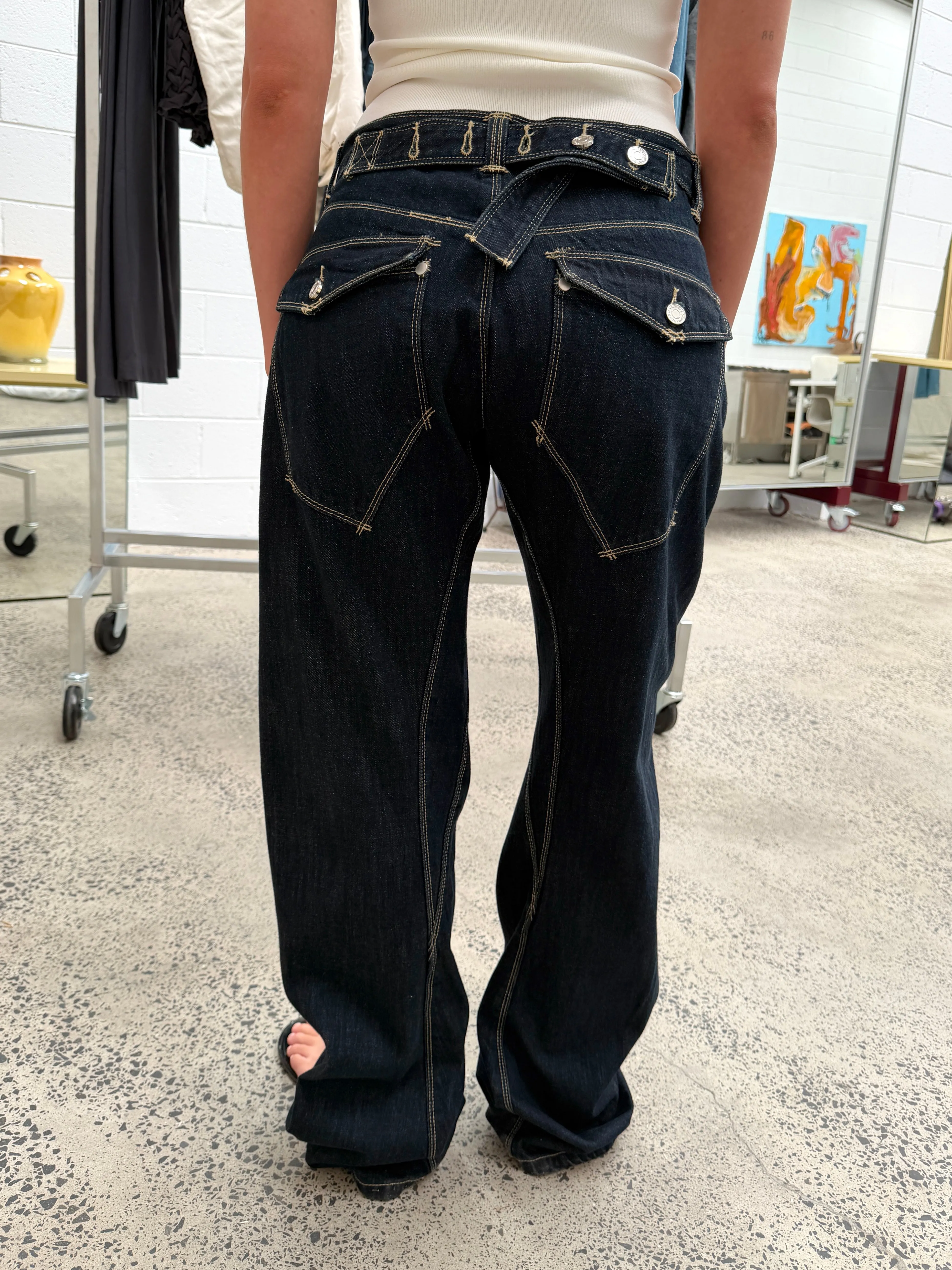 Signature Belted Jeans sold by Scarlet & Sam product image thumbnail 2