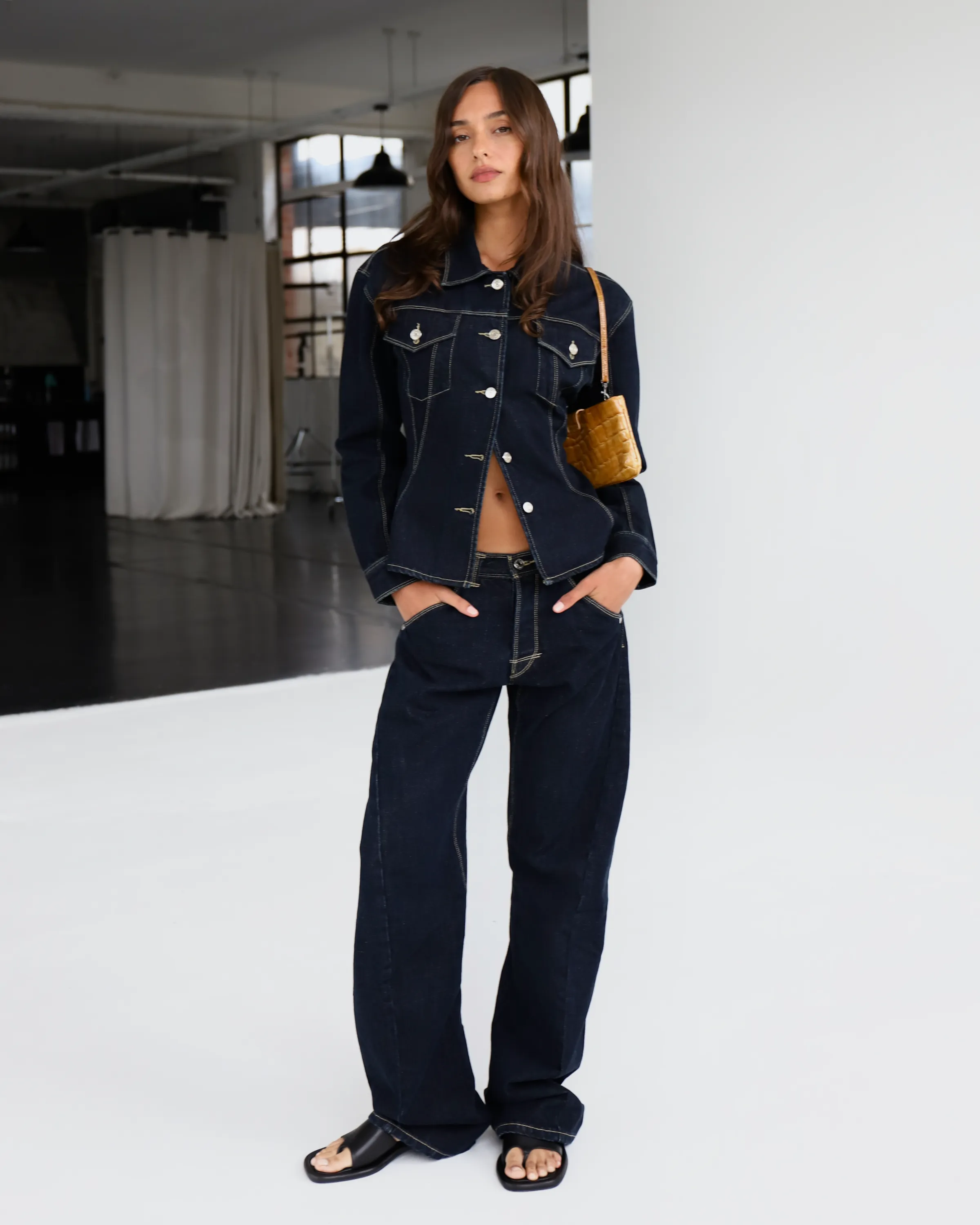 Signature Belted Jeans sold by Scarlet & Sam product image thumbnail 3
