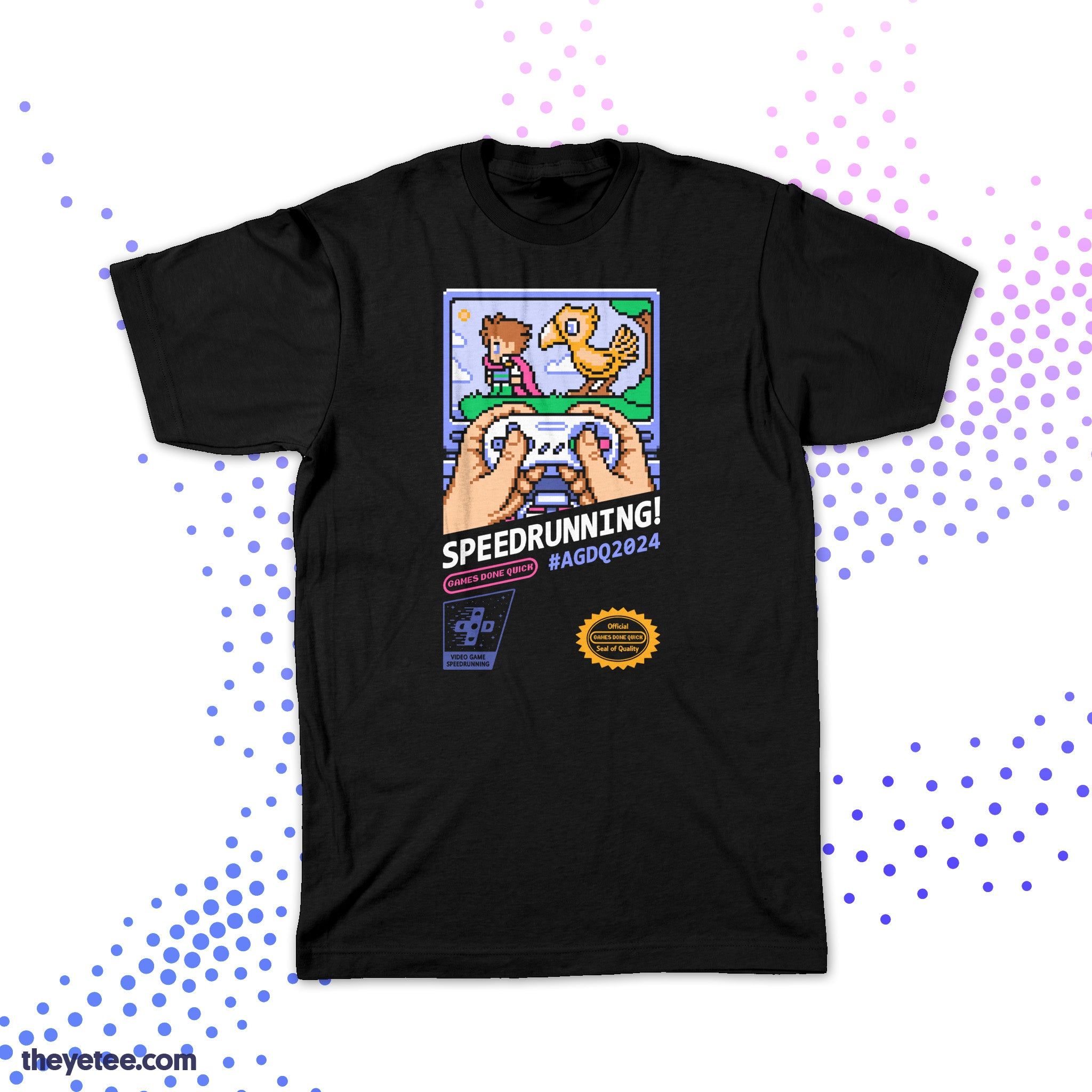 AGDQ 2024 SPEEDRUNNING sold by The Yetee product image thumbnail 2