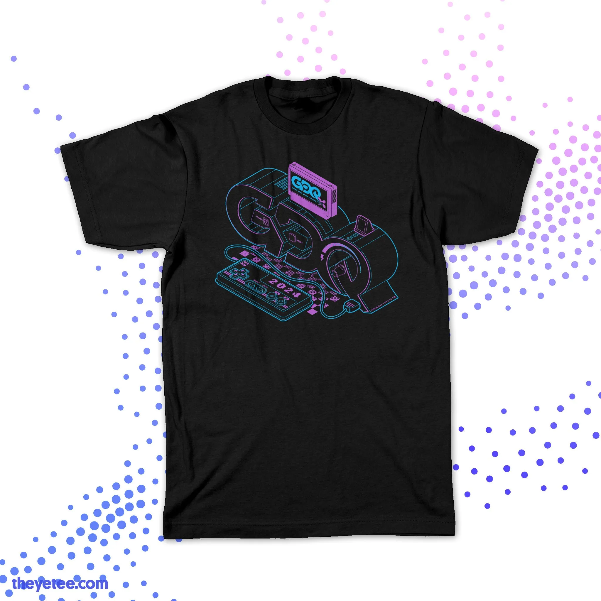 GDQx 2024 Event Tee sold by The Yetee product image thumbnail 2
