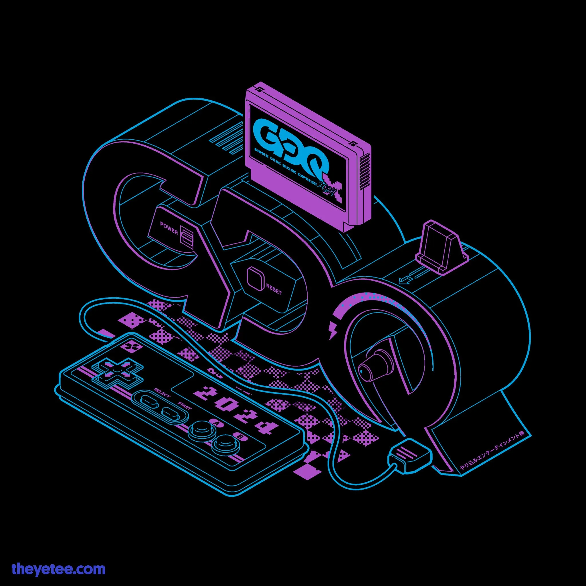 GDQx 2024 Event Tee sold by The Yetee