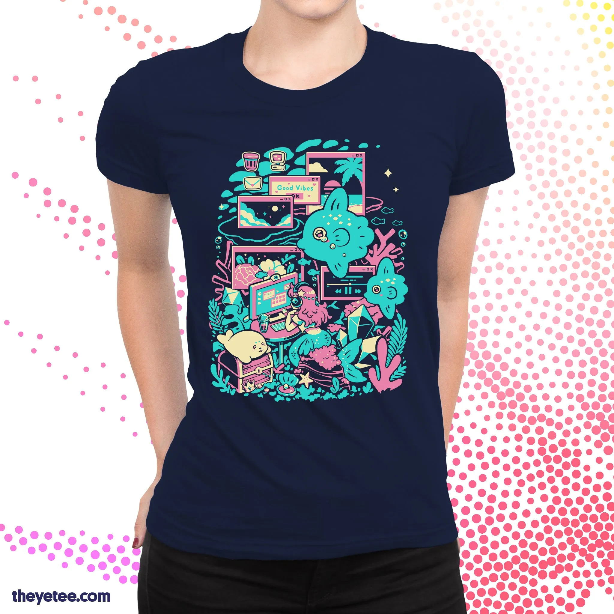 Underwater Surfin sold by The Yetee product image thumbnail 4