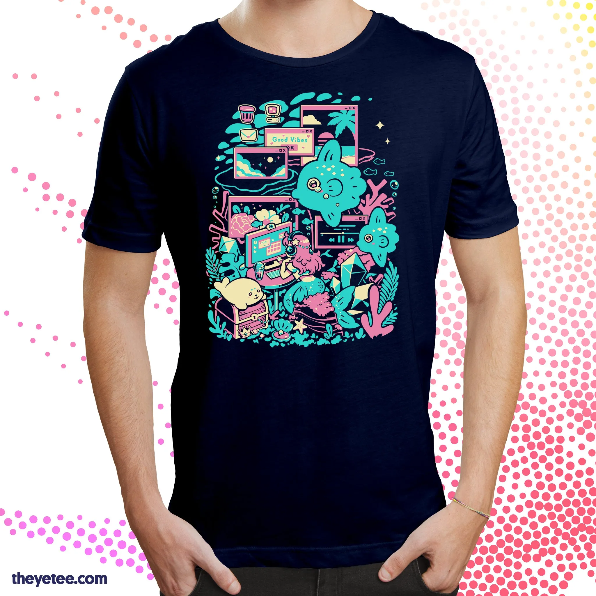 Underwater Surfin sold by The Yetee product image thumbnail 3