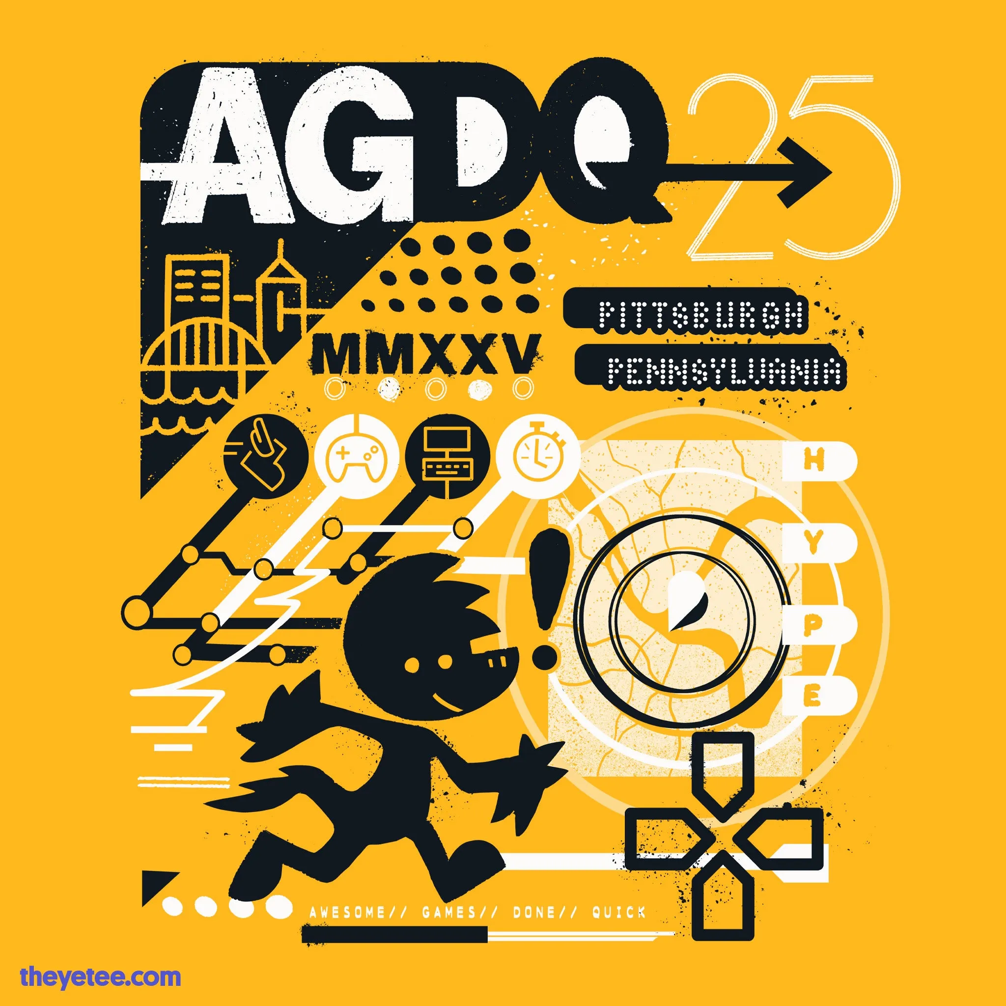 AGDQ 2025 On-Site Attendee Tee (Pick-up Only) sold by The Yetee