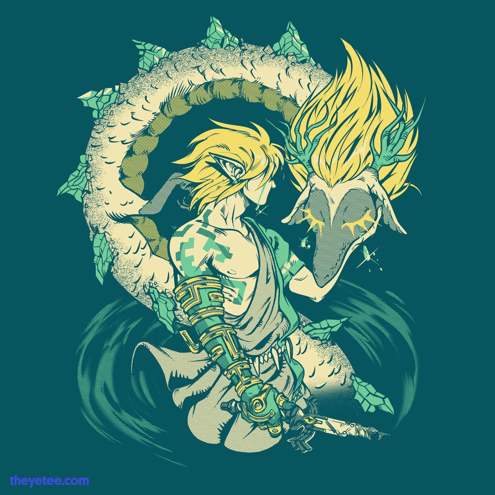 The Boy and the Dragon sold by The Yetee