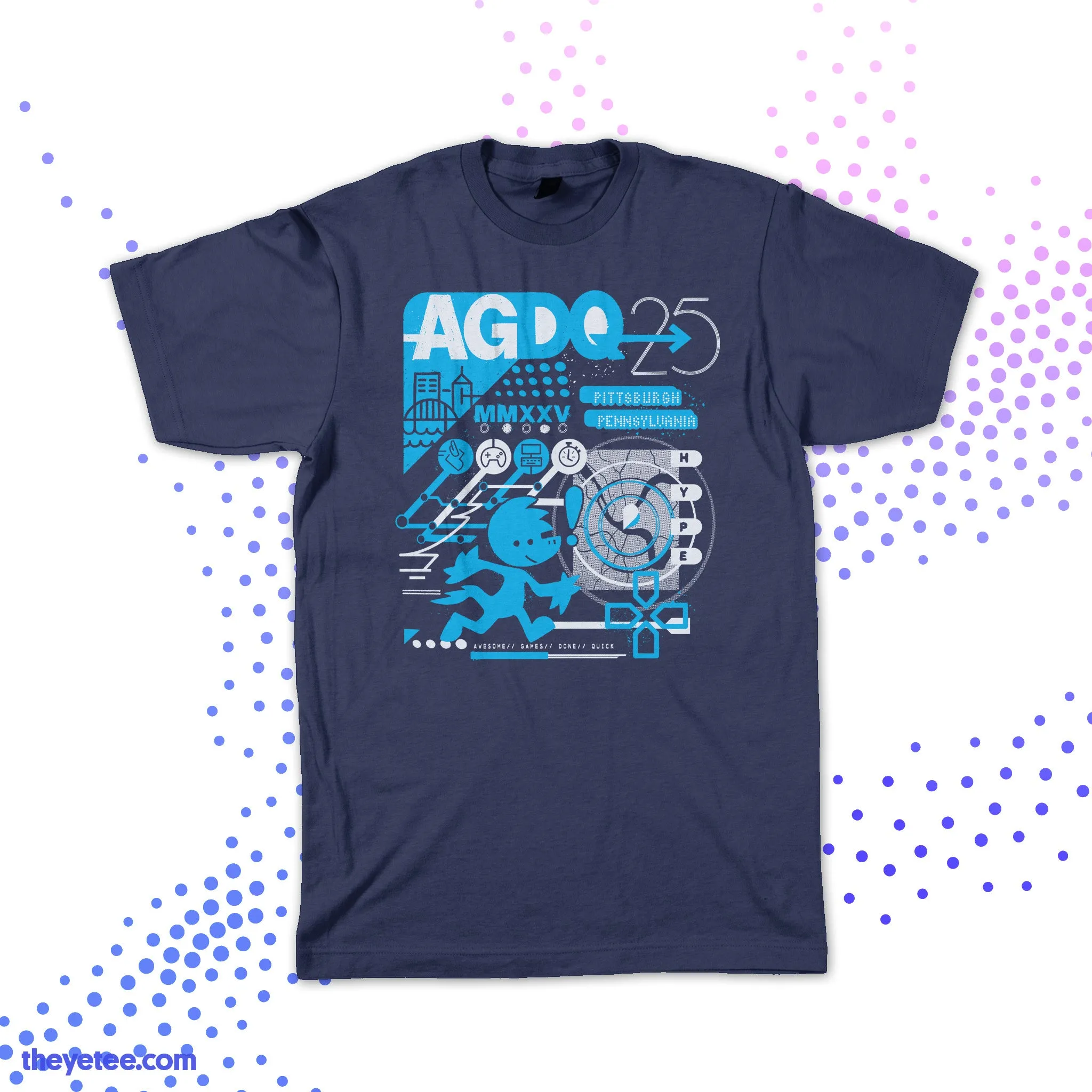 AGDQ 2025 Event Tee sold by The Yetee product image thumbnail 2