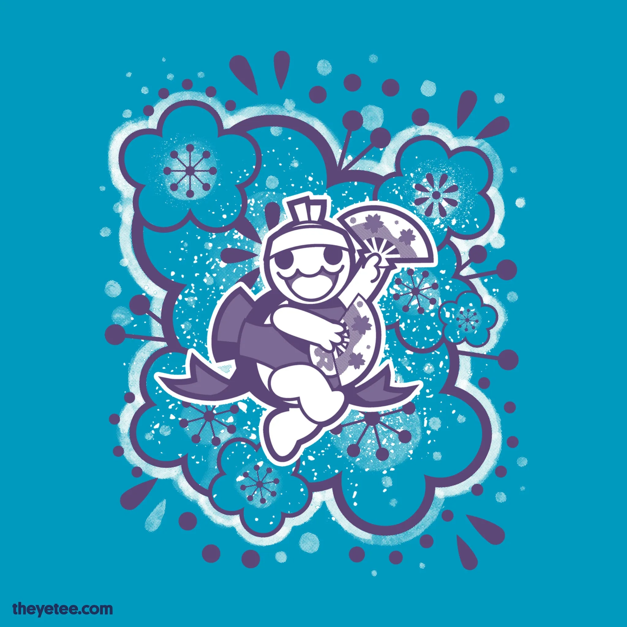 Floral Kame sold by The Yetee product image thumbnail 2
