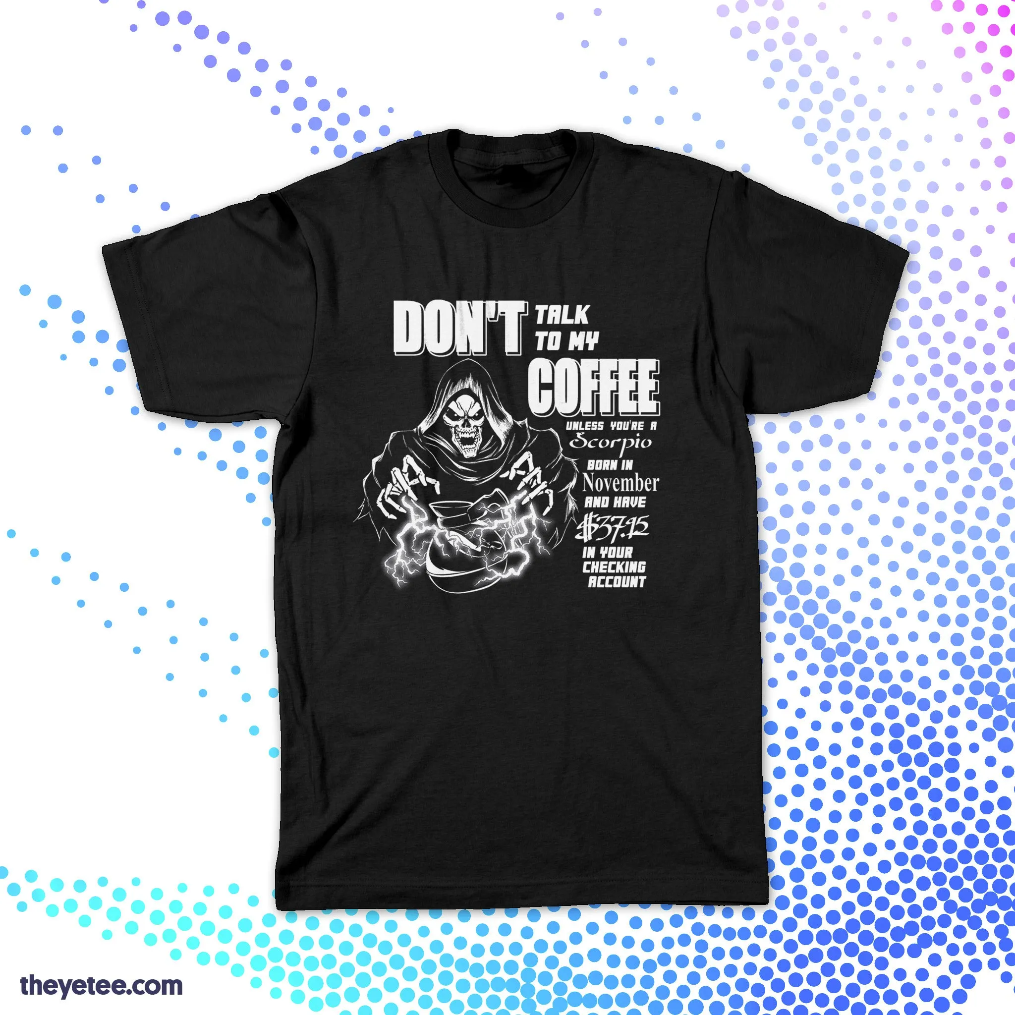 Don't talk to my Coffee sold by The Yetee product image thumbnail 2